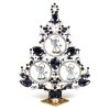 20cm XL Xmas Tree with Angels ~ Clear Purple