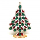 Pears Xmas Tree Rhinestones Decoration 15cm ~ Emerald Red*