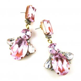 Florence Earrings Pierced ~ Extra Pink*