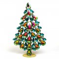 Xmas Teardrops Tree Decoration 20cm ~ Vitrail Emerald*