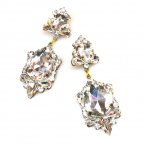 Fatal Earrings Pierced ~ Clear Crystal*