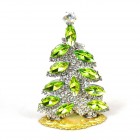Xmas Navette Standing Tree ~ Lime Green Clear*