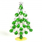 Xmas Teardrops Tree Standing Decoration 15cm ~ Peridot Green*