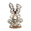 Bunny Stand Up Decoration Medium 8cm ~ Clear Crystal*