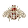 Bumblebee Brooch ~ Clear Crystal&Ruby Red ~ Gold Plated Bumblebee Brooch ~ Clear Crystal&Ruby Red ~ Gold Plated