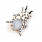 Beetle Small ~ Opaque White