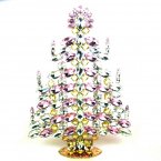 31 cm XXL Xmas Tree Table Decoration ~ Clear Pink*