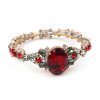 Fondness Bangle Bracelet ~ Red&Grey