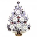13 Inches Giant Xmas Tree with Snowflakes ~ Lilac and Clear