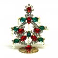 Standing Xmas Tree Decoration with Beads 10cm ~ #08*