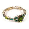 Fondness Bangle Bracelet ~ Peridot Green