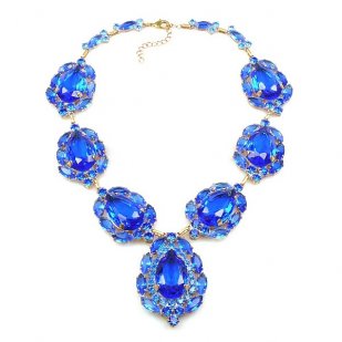 Sonatine Necklace ~ Sapphire Blue