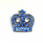 Small Crown Pin ~ Blue*