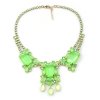 Gallery Necklace ~ Neon Green