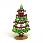 Xmas Tree Standing Decoration #06 ~ Green Red 8cm*