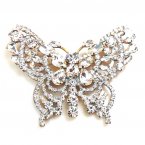Grand Butterfly ~ Clear Crystal ~ Extra Big