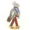 Walking Bunny Easter Standing Decoration Large (2)*
