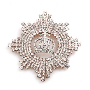 Pomp Crown Brooch