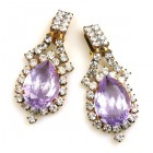 Mystery Earrings Clips ~ Violet