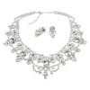 Dolce Vita in Clear Crystal ~ Necklace Set Silver Plated Dolce Vita in Clear Crystal ~ Necklace Set Silver Plated