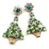 Christmas Flower Earrings ~ #1