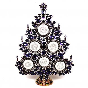 13 Inches Giant Xmas Tree with Snowflakes ~ Purple