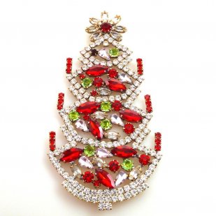Xmas Tree Brooch #12 ~ #01*
