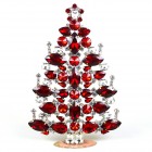2022 Xmas Tree Decoration 21cm Navettes ~ Red Clear*