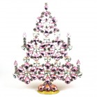 Xmas Flowers Tree Decoration 20cm ~ Pink Clear*