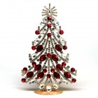 2024 Xmas Tree Decoration 20cm Ovals ~ Red Clear*