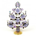 2021 Xmas Tree Decoration 14cm Pears ~ Purple AB