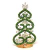 Hearts Standing Xmas Tree 16cm ~ Green Clear*