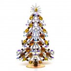 2025 Xmas Tree Decoration 20cm Ovals ~ Extra Topaz AB*