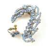 Galadriel Cuffs Asymmetric Earrings ~ Light Sapphire