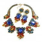 Iris Grande Necklace Set ~ Blue Topaz