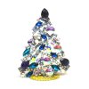 Zig-Zag Xmas Tree Stand-up Decoration 12cm ~ Multicolor #01*
