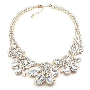 Parisienne Bloom Necklace ~ Crystal Radiance