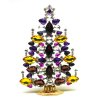 21cm Xmas Tree Decoration Navettes ~ Purple Topaz Fuchsia*