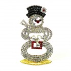 Snowman Standing Decoration 9cm #02*