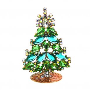 Xmas Tree Standing Decoration #02 ~ Emerald Green Clear*
