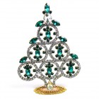 Xmas Tree Decoration Rings and Navettes ~ Clear Emerald