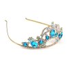 Dolce Vita Tiara ~ Clear Crystal&Aqua