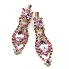 Moonglow Earrings Pierced ~ Extra Pink*