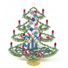 2021 Extra Tree with Candles Stand-up Decoration 20cm