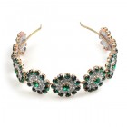 Headband Tiara ~ Emerald Pleasure