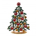 Xmas Tree Standing Decoration #08 Topaz Emerald Red*