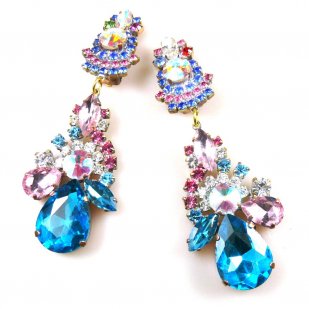 Parisienne Bloom Earrings Clips ~ Spring*