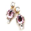 Gallery Earrings Clips ~ Pink Clear*