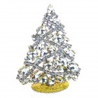 Zig-Zag Xmas Tree Stand-up Decoration 12cm ~ Clear Crystal*