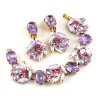 Close to Heaven Bracelet with Earrings ~ Violet